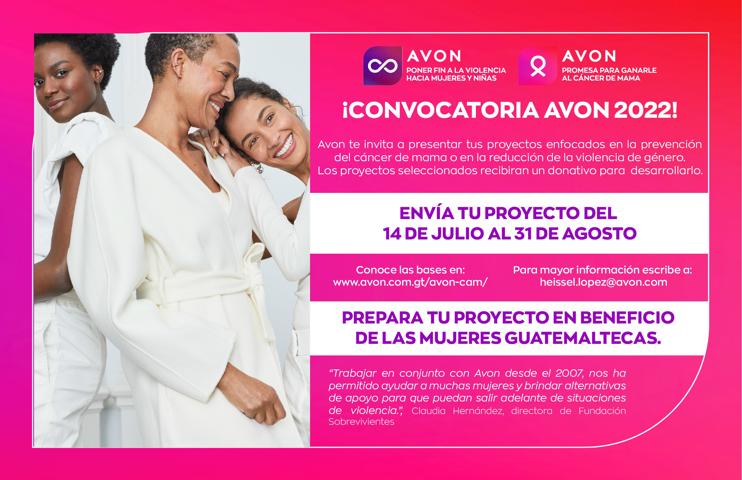 Avon lanza la Convocatoria 2022