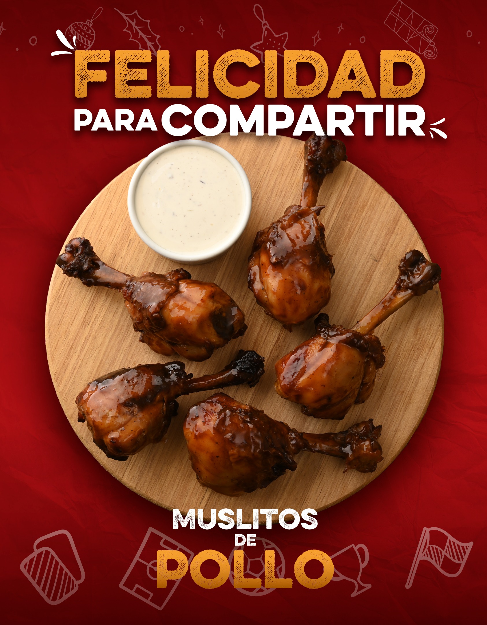 Pollo Brujo muslitos