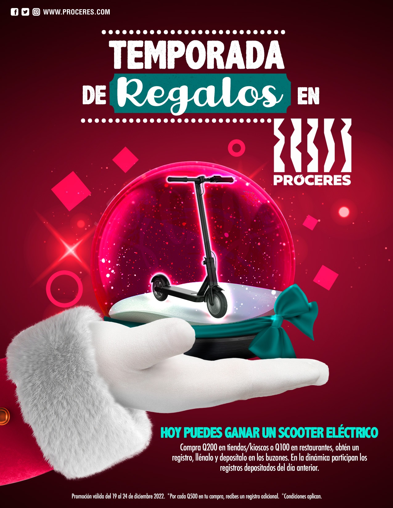 Próceres llegó la Temporada de Regalos y Goles