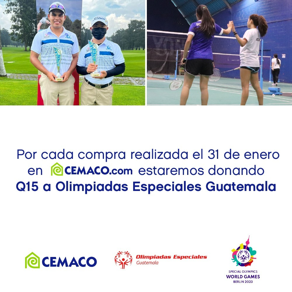 solo el día de HOY 31 de enero, Cemaco donará