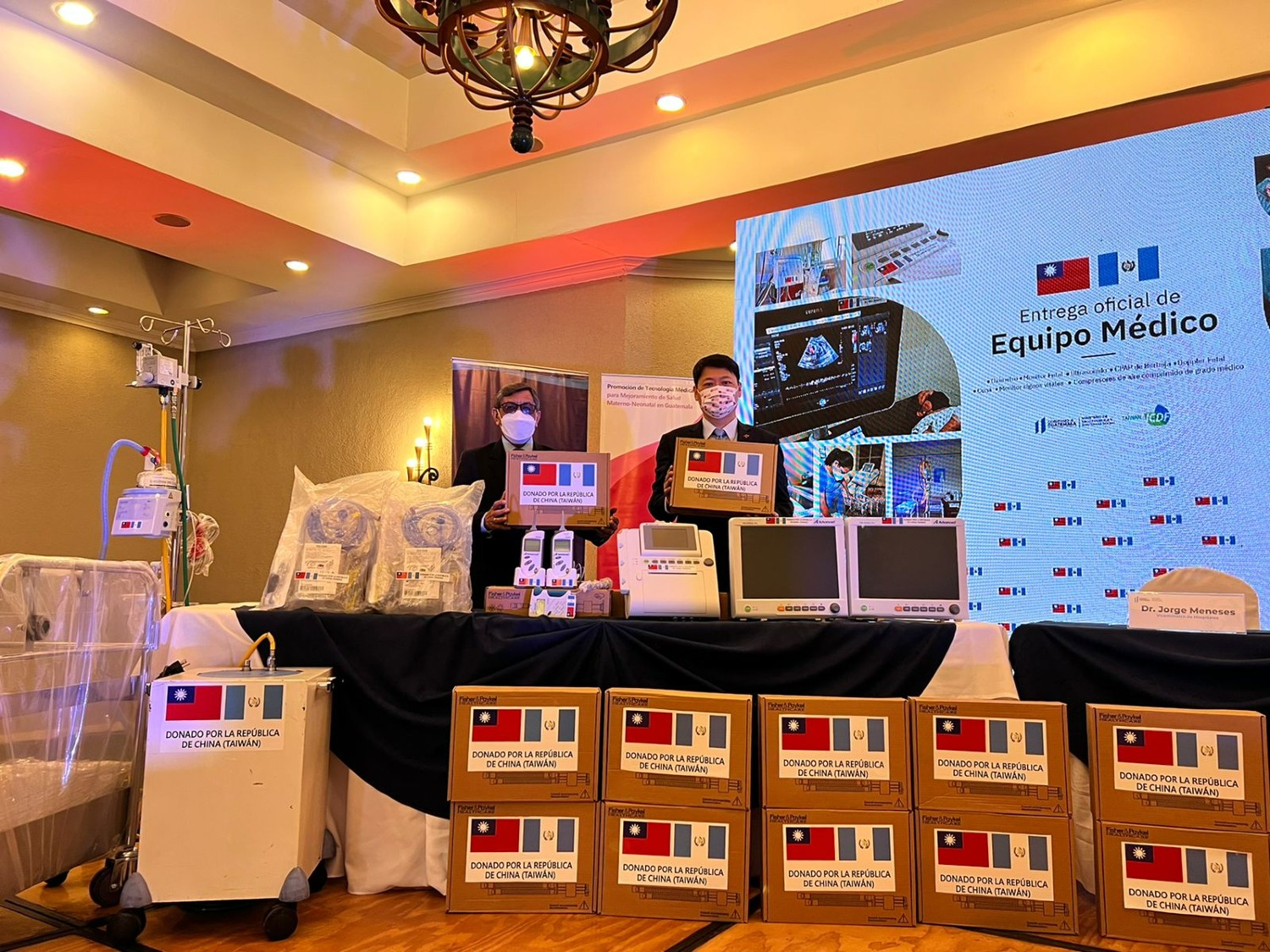 Taiwán entrega donación del Proyecto de Promoción de Tecnología Médica para Mejoramiento de Salud Materno-Neonatal en Guatemala