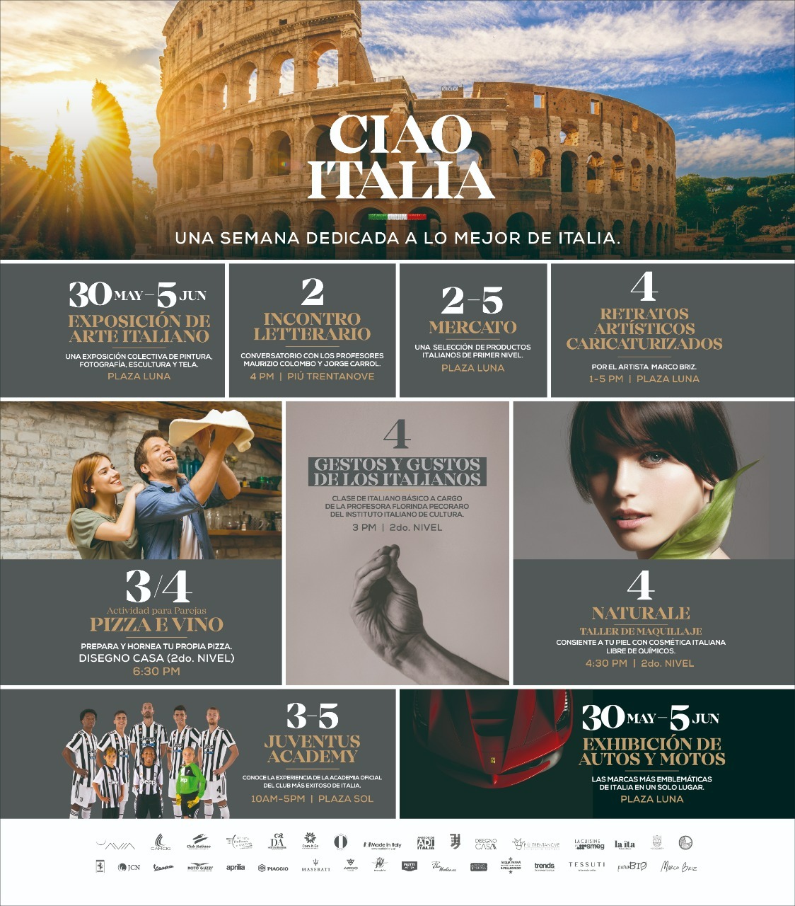 LO MEJOR DE LA CULTURA ITALIANA SE REÚNE EN EL EVENTO CIAO ITALIA