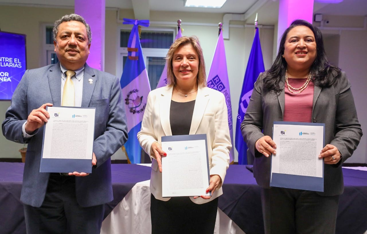 Registro de Garantías Mobiliarias suscribe convenio con  Banco Industrial 
