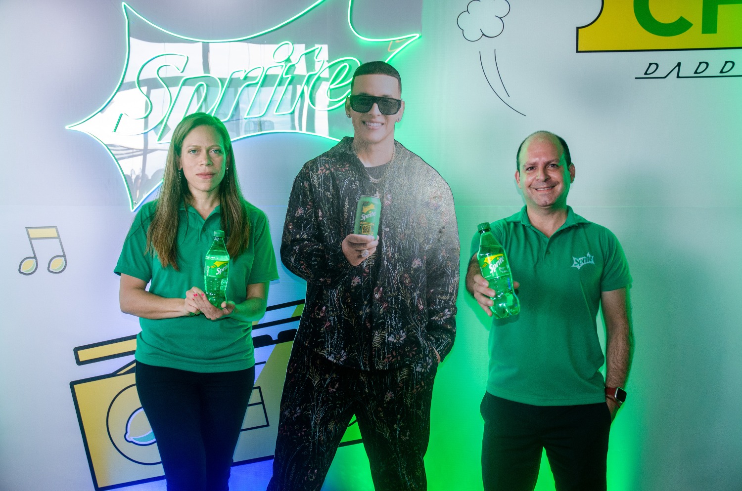 Sprite y Daddy Yankee juntos 