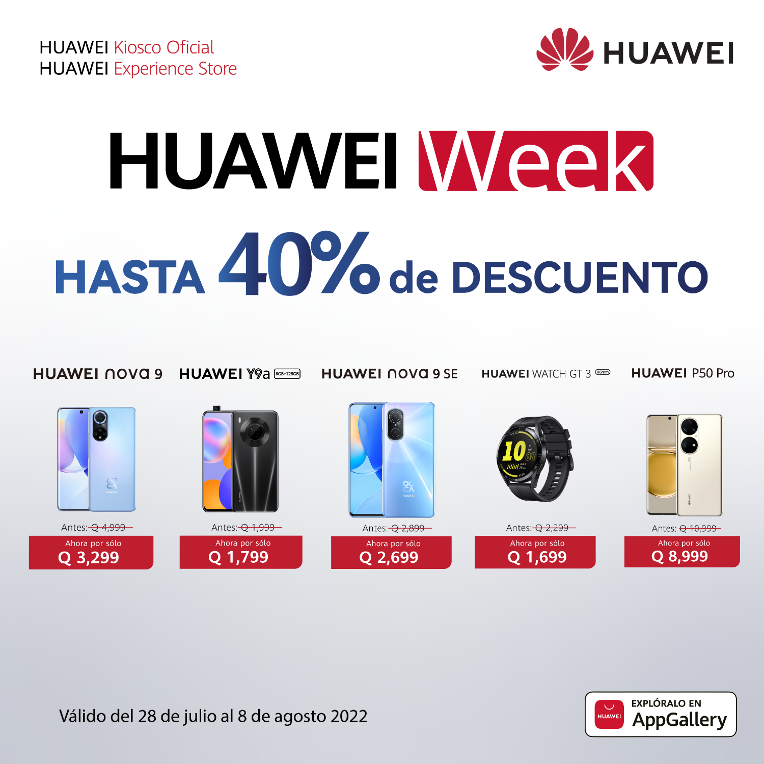 La HUAWEI WEEK trae tus dispositivos a los mejores precios