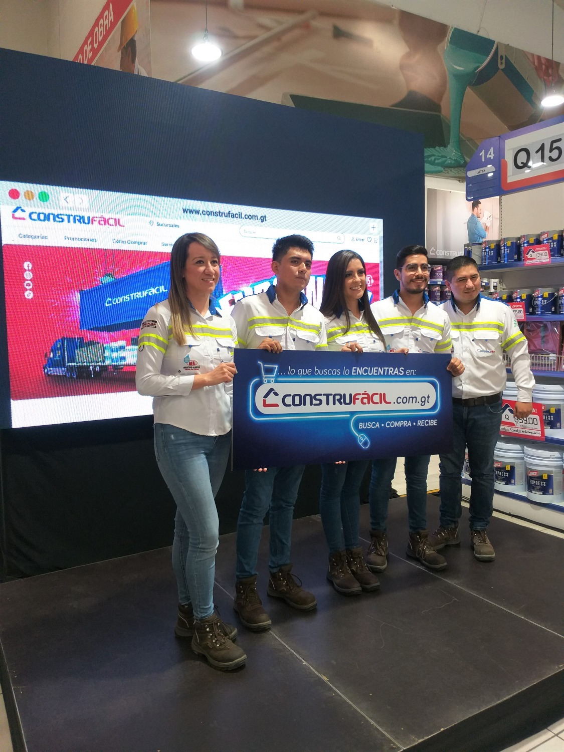 Construfácil renueva su página web para compras en línea