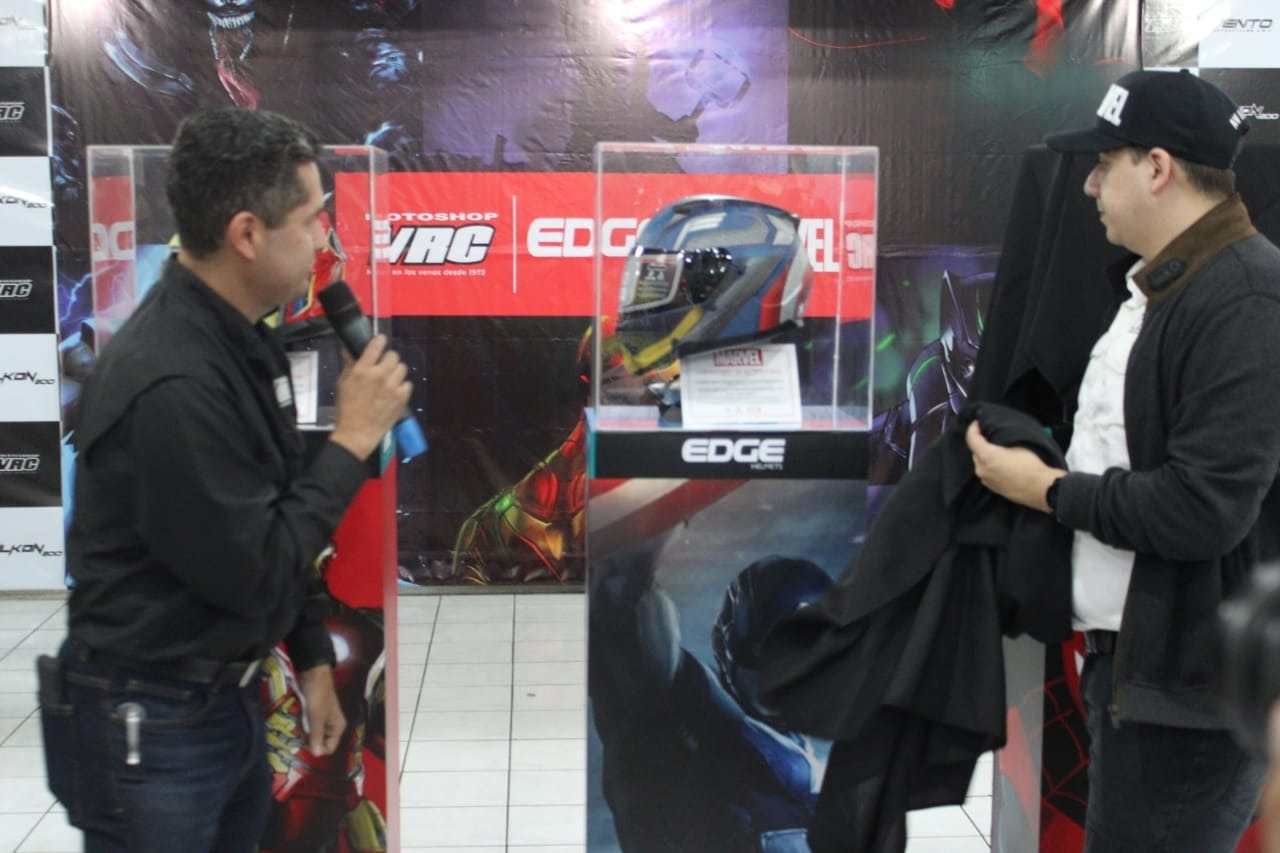 VRC presenta la edición especial de Cascos Edge de Marvel 