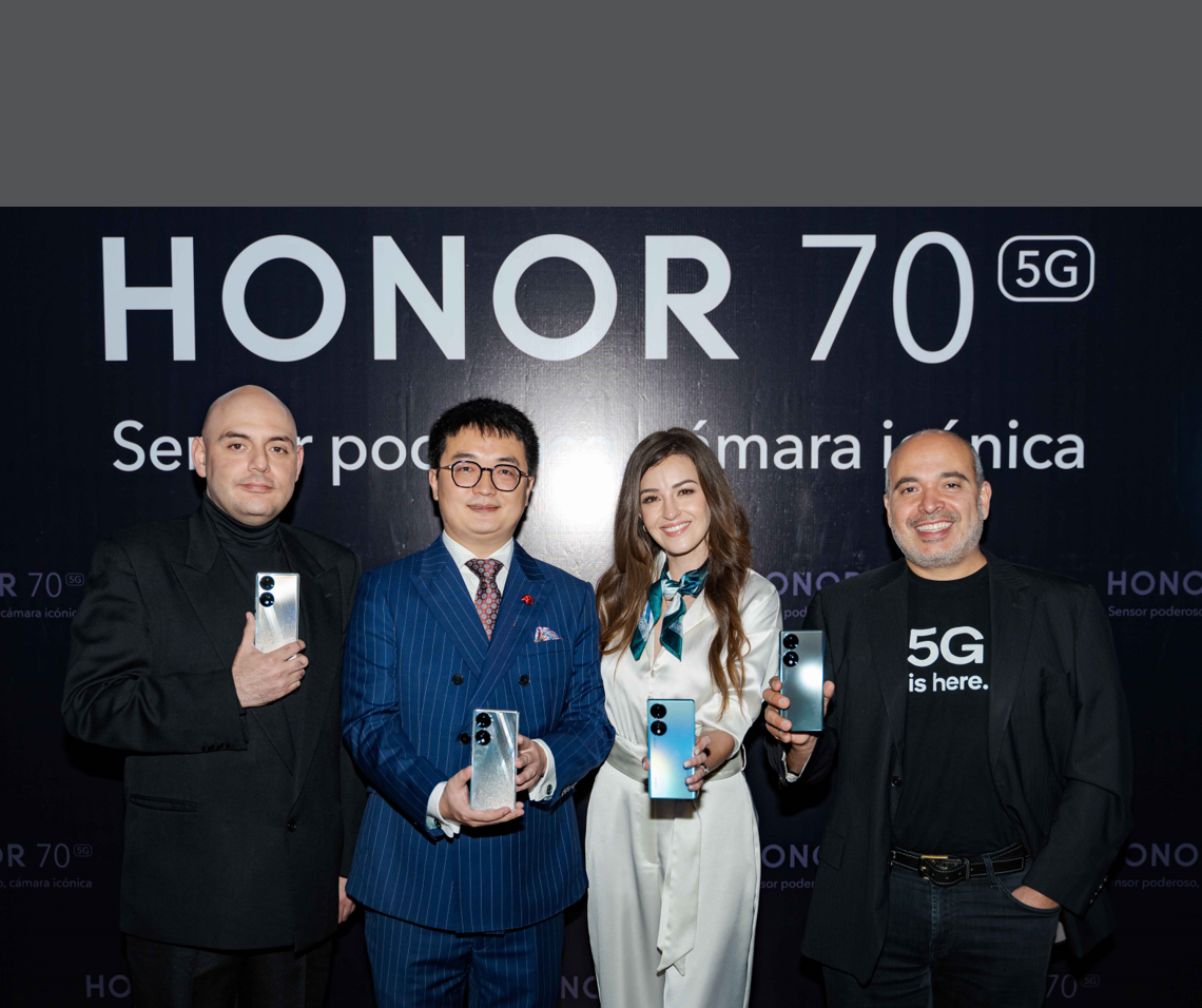 El HONOR 70 llega a Guatemala con el poderoso sensor SONY IMX800