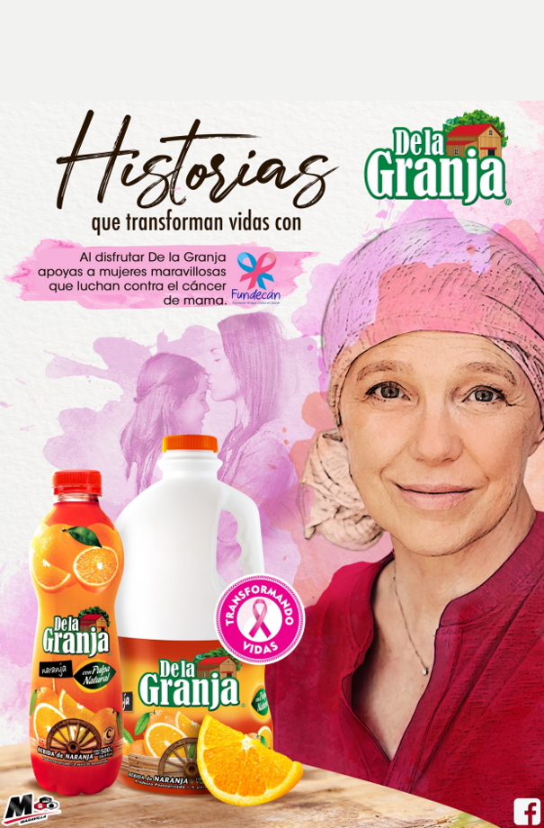 De la Granja apoyará a pacientes de cáncer de mama 