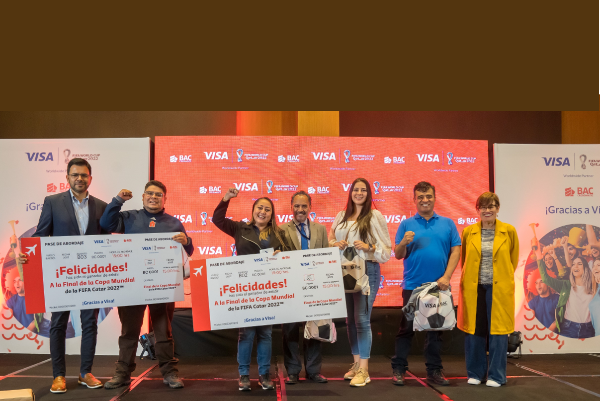 ANUNCIAN A LOS 3 GANADORES DE LA PROMOCIÓN  “VISA Y BAC CREDOMATIC 