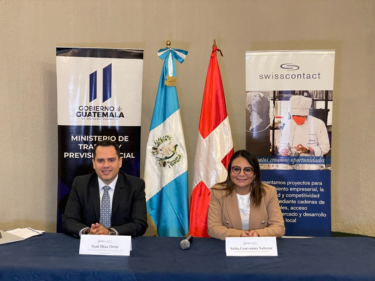 Ministerio de Trabajo y Previsión Social y Swisscontact Guatemala, afianzan alianza 