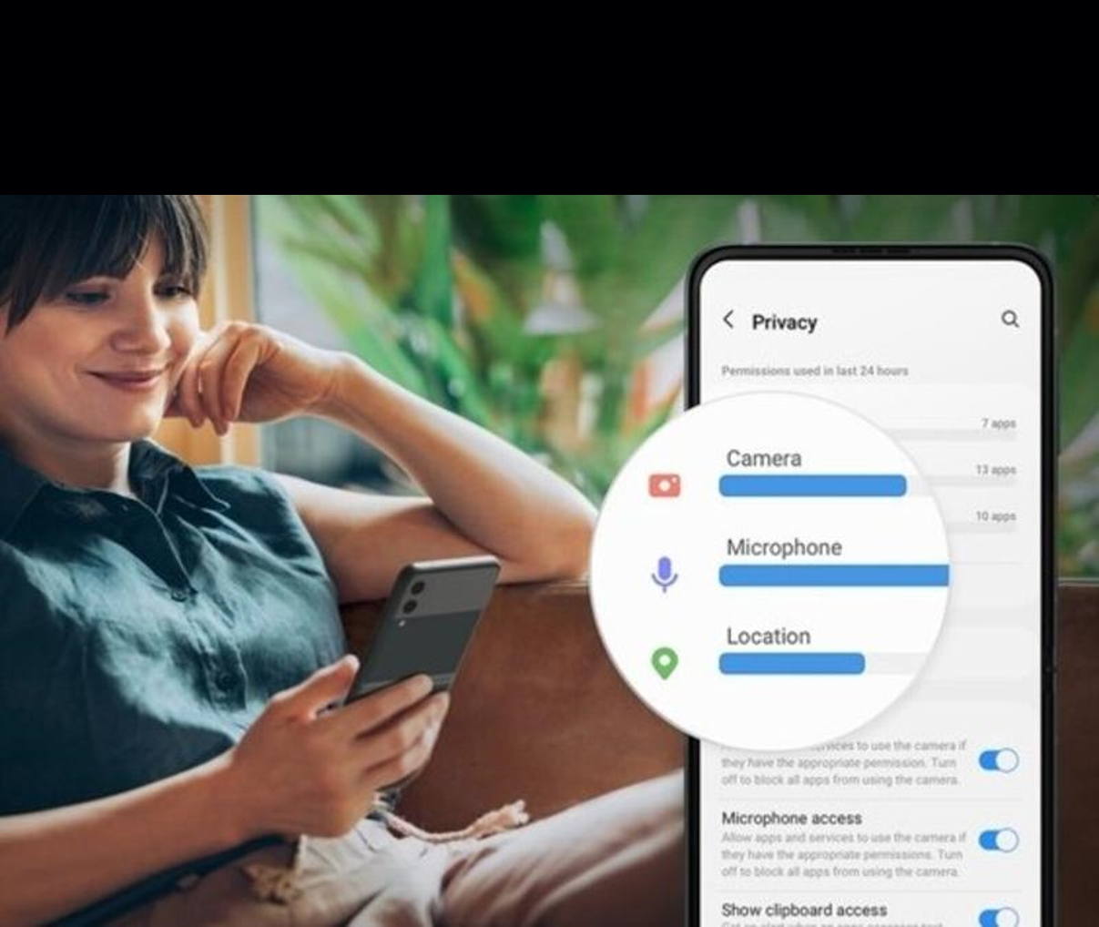 La transparencia de datos con el panel de seguridad y privacidad de Galaxy 