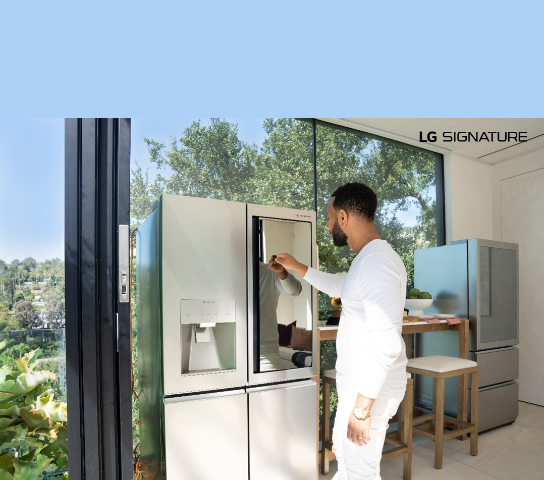 LG PRESENTARÁ AMPLIO Y ELEGANTE REFRIGERADOR INSTAVIEW EN CES 2023