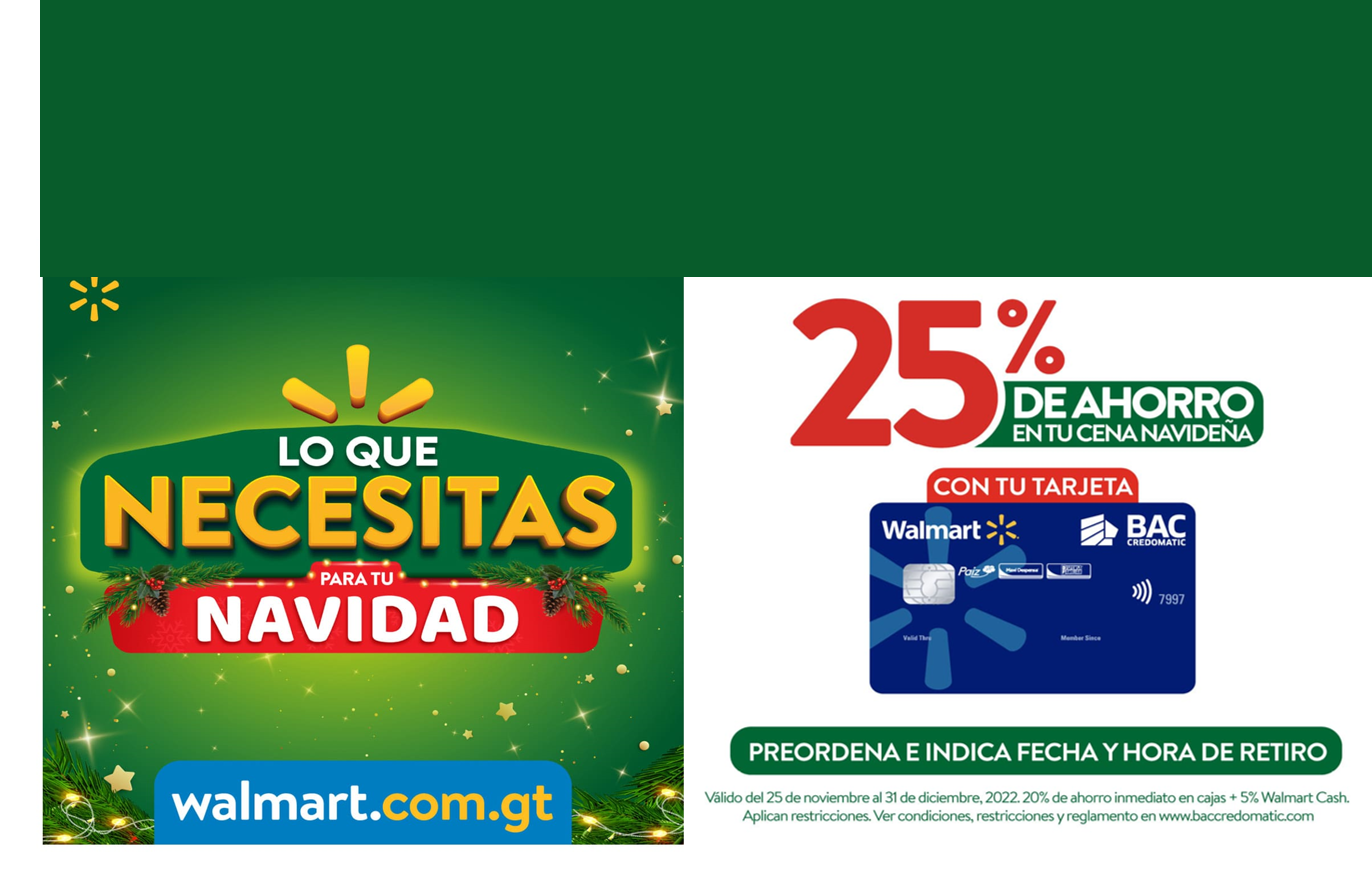 Walmart ofrecerá cenas navideñas a un precio igual o inferior al 2021
