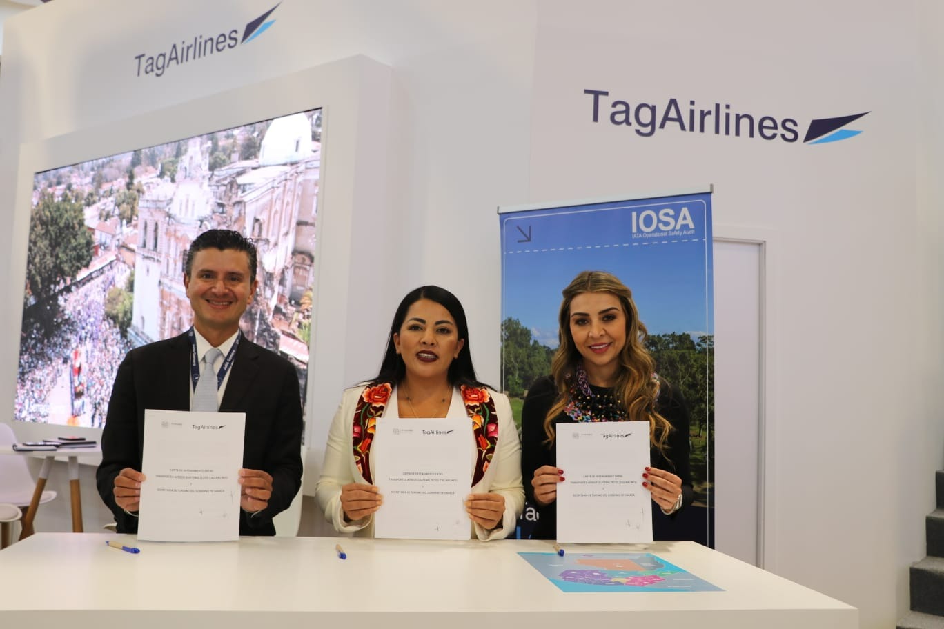 TagAirlines y Secretaría de Turismo de Oaxaca estrechan lazos de cooperación