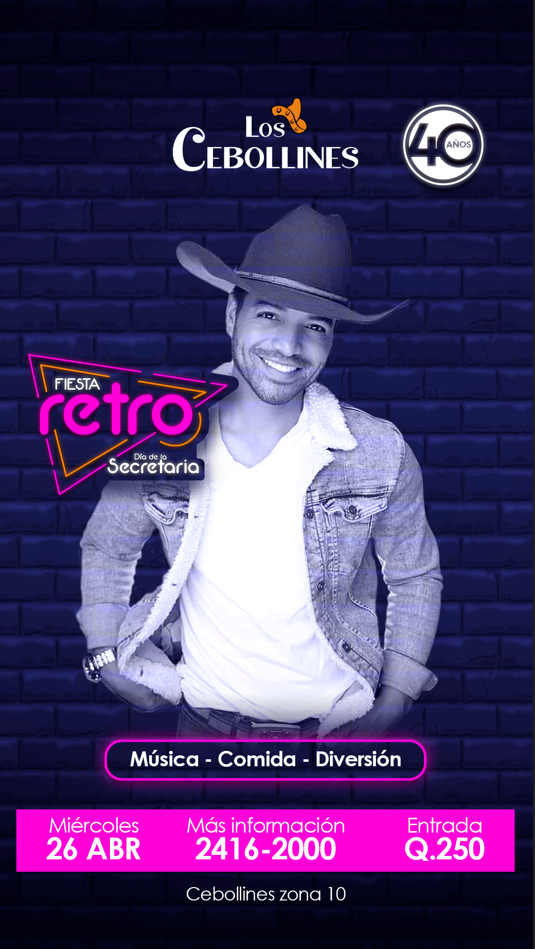 LOS CEBOLLINES PREPARA LA “FIESTA RETRO” 