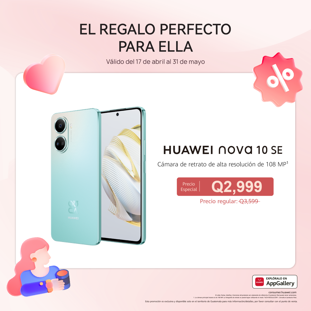 Con Huawei, encuentra el regalo perfecto para mamá