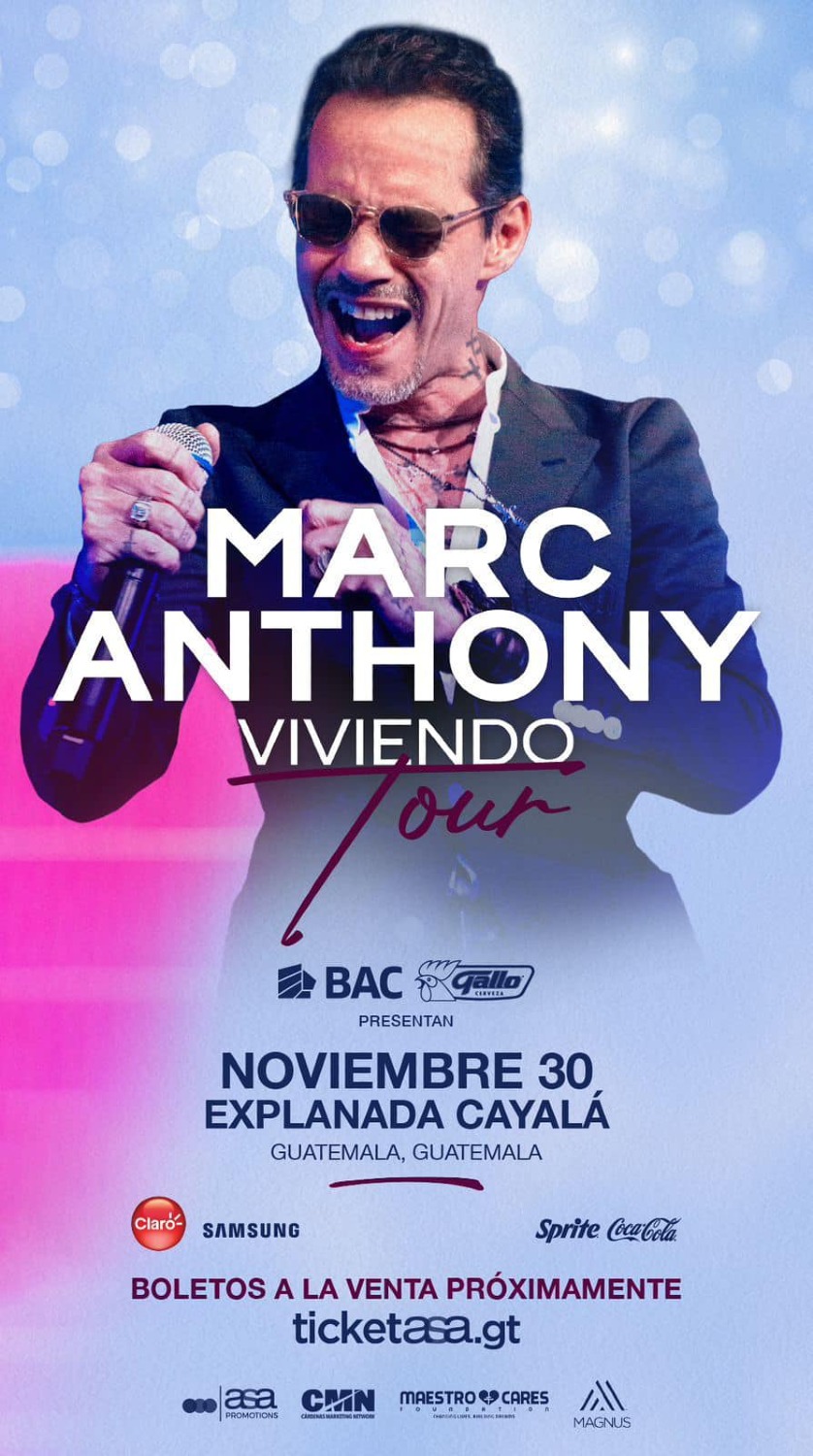 Marc Anthony regresa con su Tour VIVIENDO