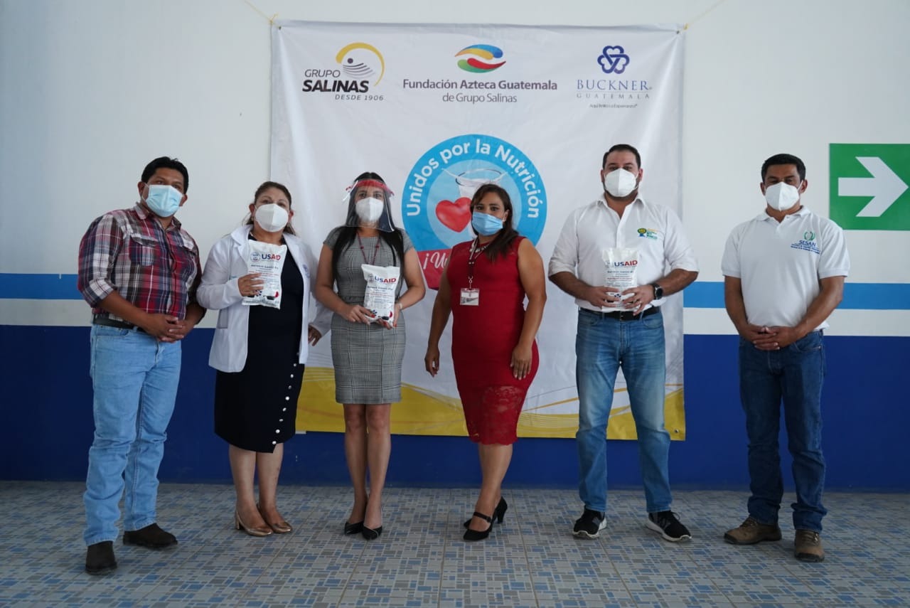 FUNDACIÓN AZTECA GUATEMALA Y ASOCIACION BUCKNER GUATEMALA  ENTREGAN ALIMENTO PARA PREVENIR LA DESNUTRICIÓN