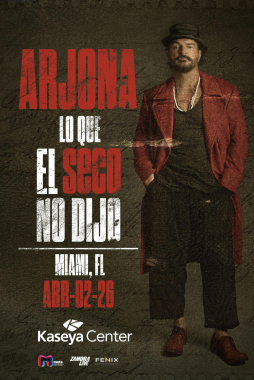 Ricardo Arjona anuncia concierto en Miami