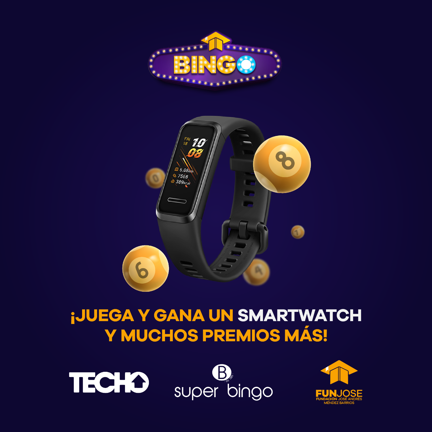 TECHO y FUNJOSE se unen para recaudar fondos a través de un bingo virtual 