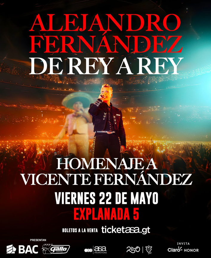 Gran homenaje musical de Rey a Rey