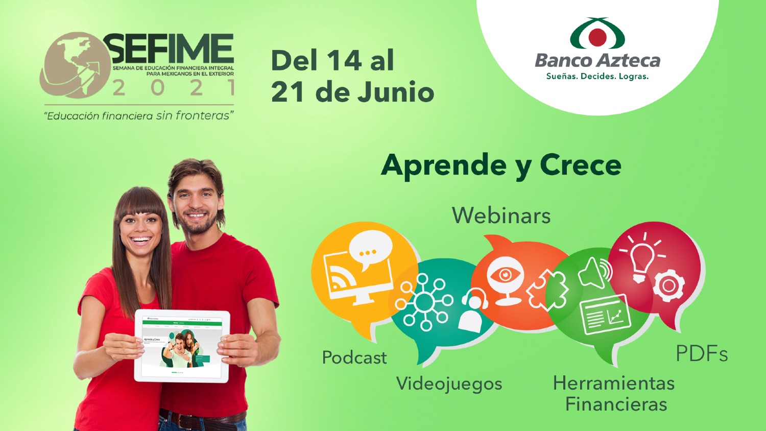 ‘Aprende y Crece’ de Banco Azteca participa en la Semana de Educación Financiera Integral para Mexicanos en el Exterior 2021