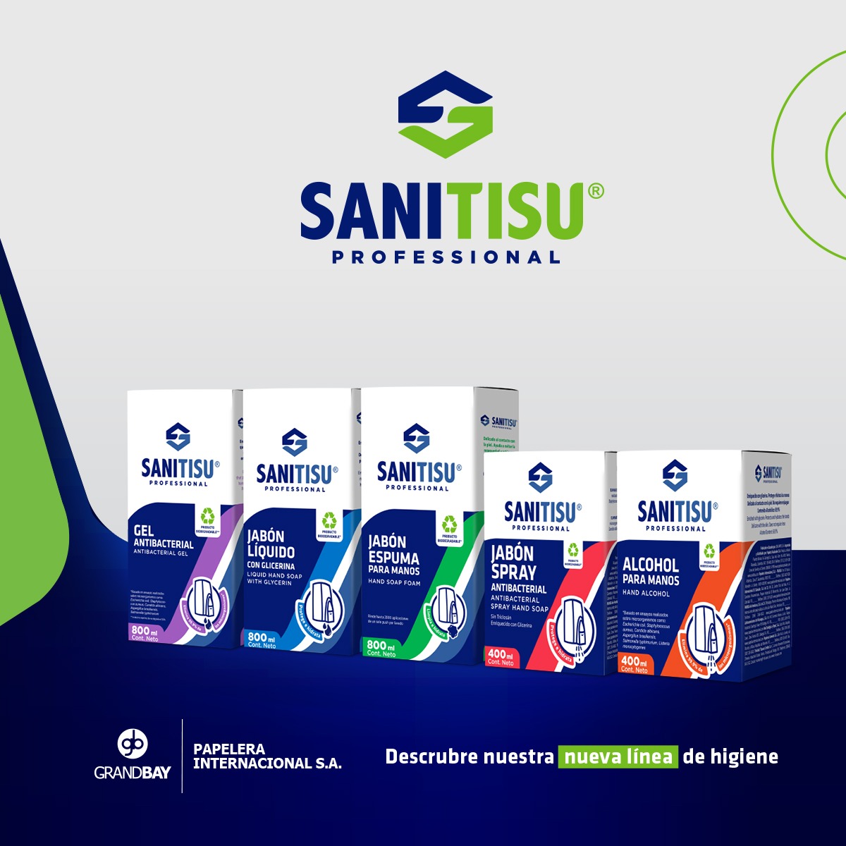 SANITISU PROFESSIONAL PRESENTA SU NUEVA LÍNEA DE JABONES Y SANITIZANTES