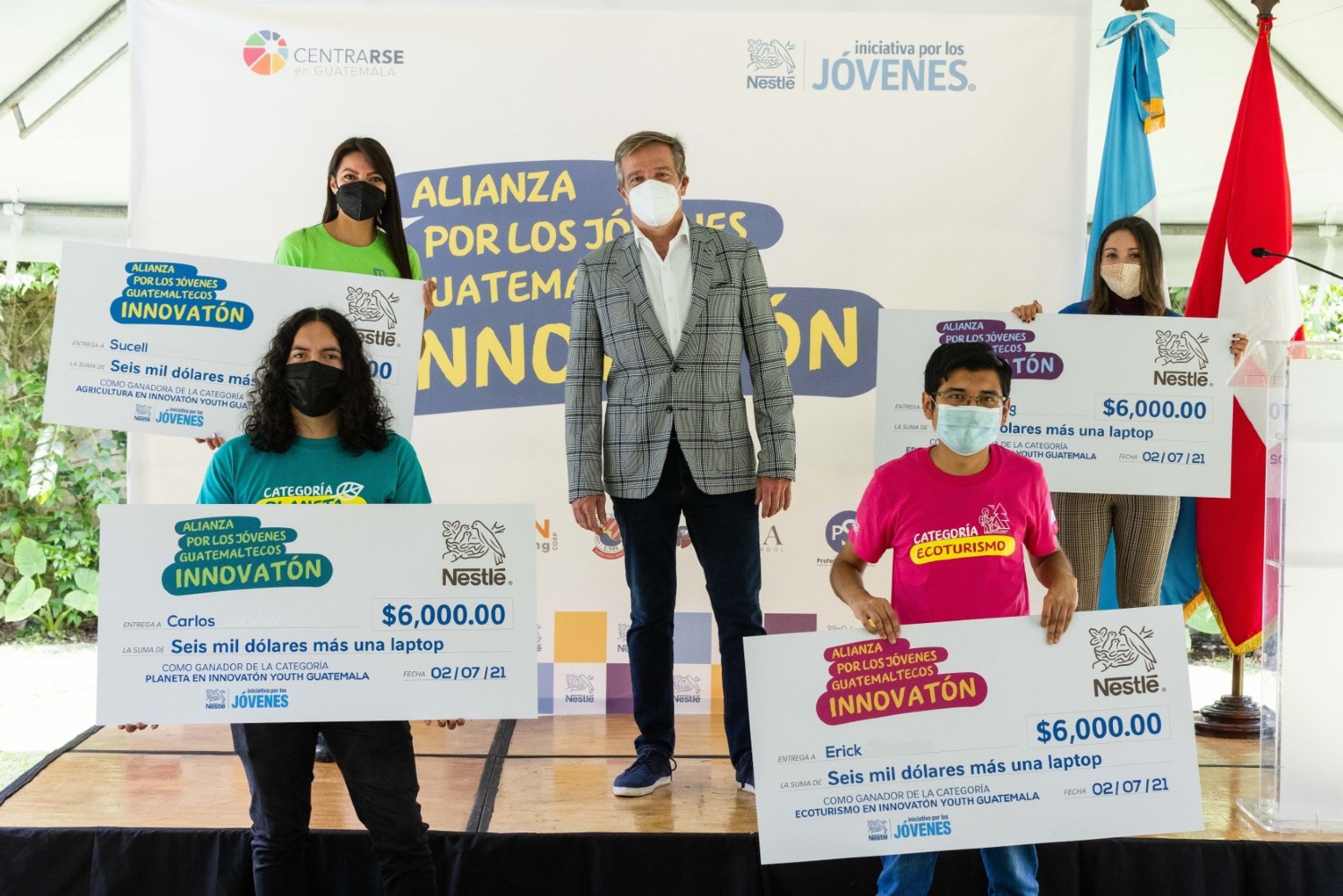 NESTLÉ Y LA ALIANZA POR LOS JÓVENES PRESENTAN A LOS 4 GANADORES 