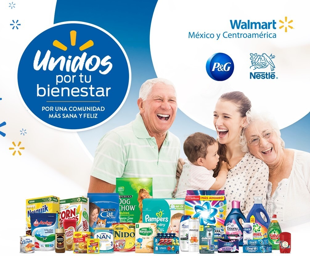 Nestlé, P&G y Walmart se unen para llevar salud, nutrición y bienestar a los hogares centroamericanos 
