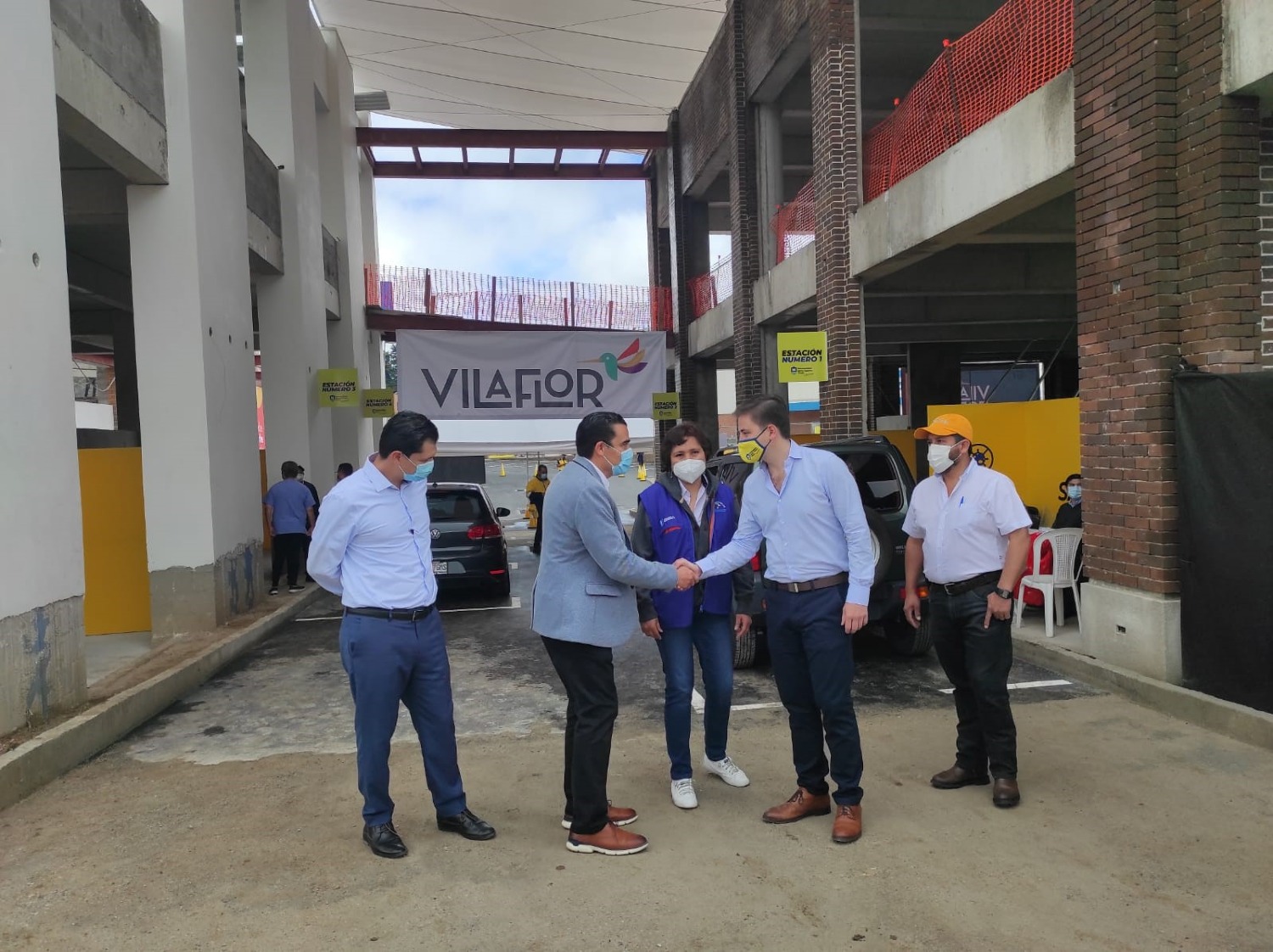 “Vilaflor, el centro de vacunación más grande de Carretera a El Salvador ”