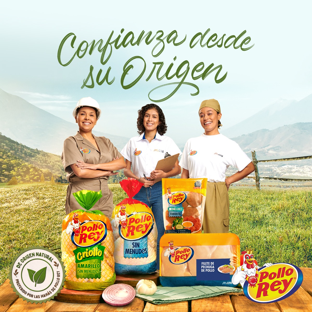 “CONFIANZA DESDE SU ORIGEN” ES EL NUEVO LEMA DE  POLLO REY