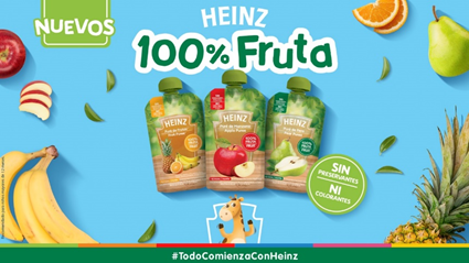 NUEVAS COMPOTAS HEINZ 100% FRUTA