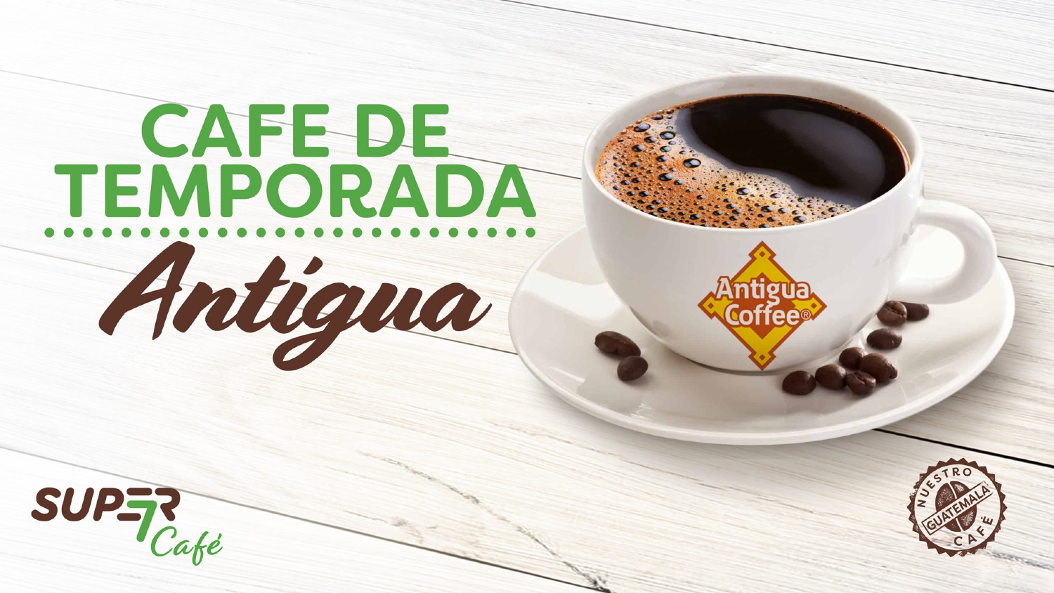 SUPER 7 lanza su campaña de café “Disfruta el aroma que te mueve”