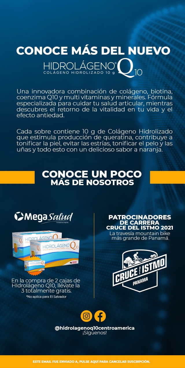 HIDROLÁGENO Q10, YA ESTÁ DISPONIBLE EN GUATEMALA