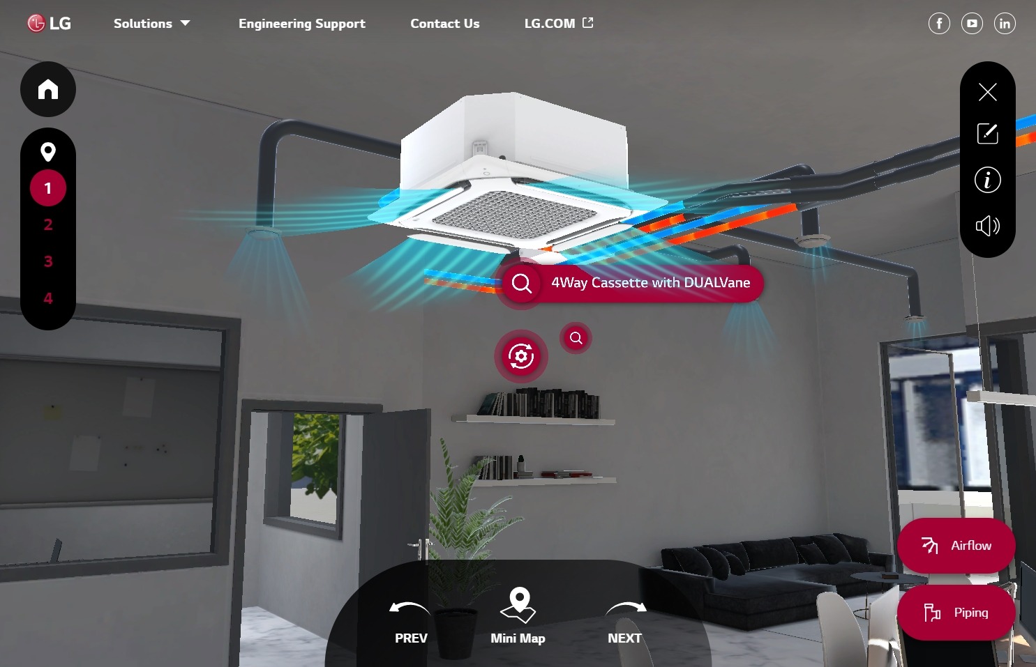 Experimenta la comodidad ambiental en interiores sin estar realmente allí con LG Electronics