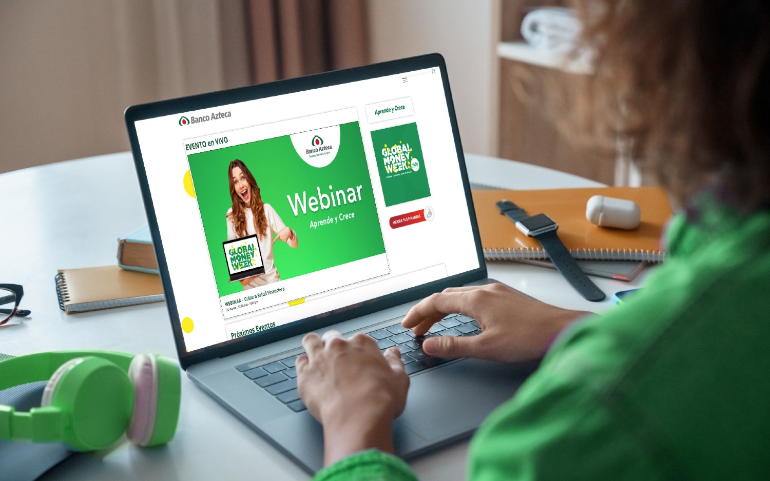 Aprende y Crece de Banco Azteca comparte sus herramientas educativas en la  Global Money Week 2021
