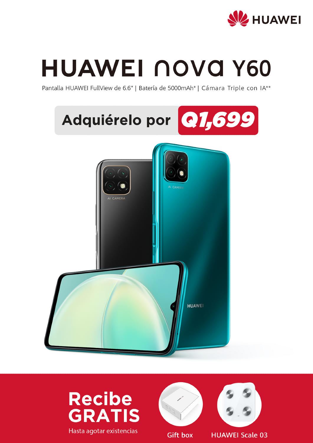 Ya En Guatemala la Serie HUAWEI Nova 8i y el Nova Y60 